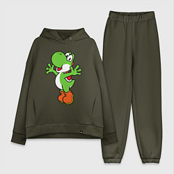 Женский костюм оверсайз Yoshi, цвет: хаки