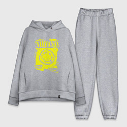 Женский костюм оверсайз Smells Like Teen Spirit, Nirvana, цвет: меланж