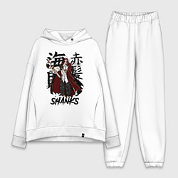 Женский костюм оверсайз Шанкс One Piece, цвет: белый