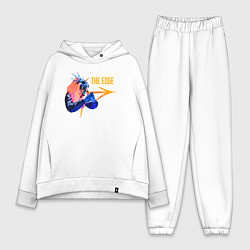 Женский костюм оверсайз Знак the edge, цвет: белый