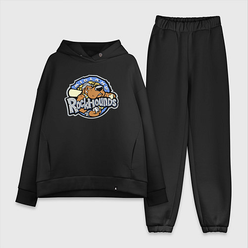 Женский костюм оверсайз Midland Rockhounds - baseball team / Черный – фото 1