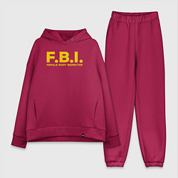 Женский костюм оверсайз FBI Женского тела инспектор