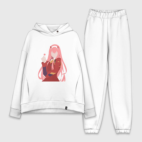 Женский костюм оверсайз Zero Two 03 Darling / Белый – фото 1