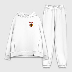 Женский костюм оверсайз Emblem Hyosan High School, цвет: белый