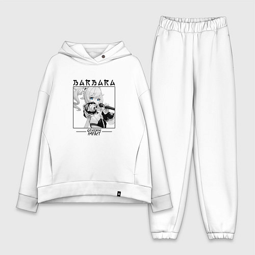 Женский костюм оверсайз Барбара Barbara, Genshin Impact / Белый – фото 1