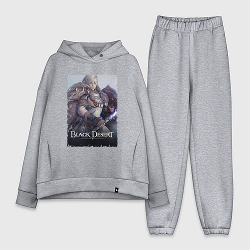 Женский костюм оверсайз Страж BDO / Меланж – фото 1