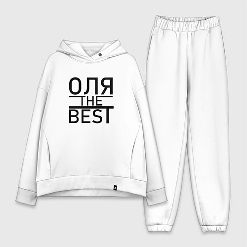 Женский костюм оверсайз ОЛЯ THE BEST / Белый – фото 1