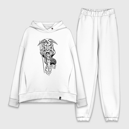 Женский костюм оверсайз Аска и Ева 2 0 / Белый – фото 1