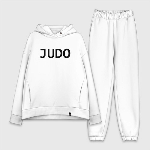 Женский костюм оверсайз JUDO ДЗЮДО спина / Белый – фото 1