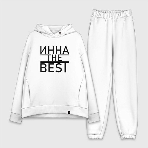 Женский костюм оверсайз ИННА THE BEST / Белый – фото 1