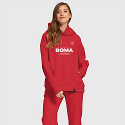 Женский костюм оверсайз Roma Форма Чемпионов, цвет: красный — фото 2
