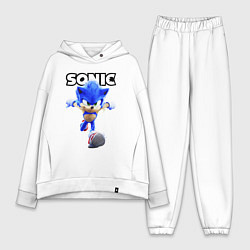 Женский костюм оверсайз Sonic the Hedgehog 2, цвет: белый