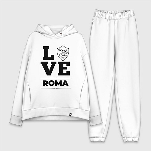 Женский костюм оверсайз Roma Love Классика / Белый – фото 1
