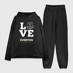 Женский костюм оверсайз Everton Love Classic, цвет: черный