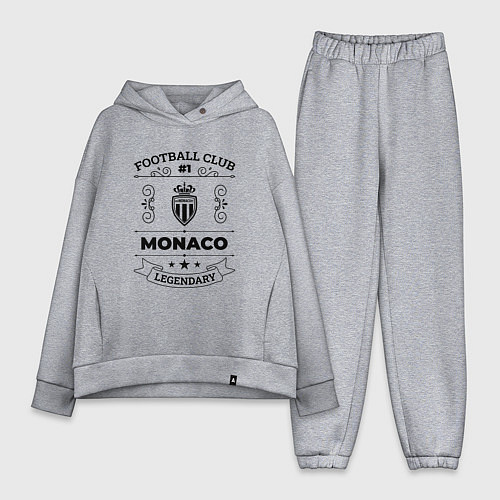 Женский костюм оверсайз Monaco: Football Club Number 1 Legendary / Меланж – фото 1