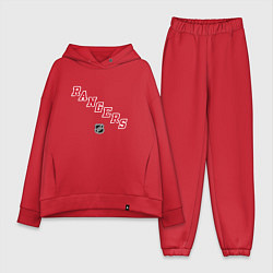 Женский костюм оверсайз New York Rangers NHL, цвет: красный