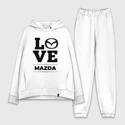 Женский костюм оверсайз Mazda Love Classic, цвет: белый
