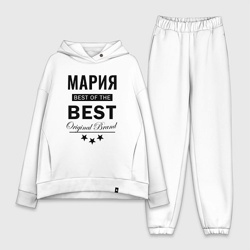 Женский костюм оверсайз МАРИЯ BEST OF THE BEST / Белый – фото 1