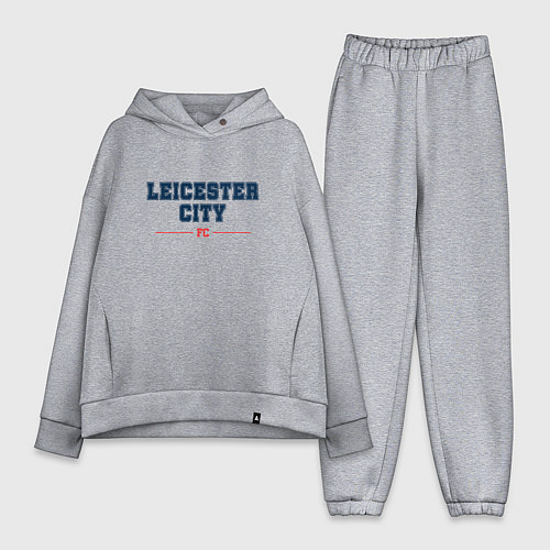 Женский костюм оверсайз Leicester City FC Classic / Меланж – фото 1