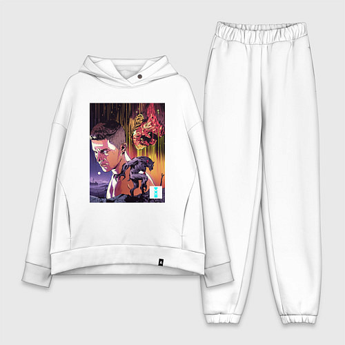 Женский костюм оверсайз Werewolf soldier Shape-Shifters / Белый – фото 1