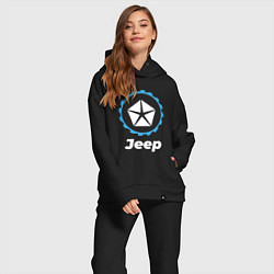 Женский костюм оверсайз Jeep в стиле Top Gear, цвет: черный — фото 2