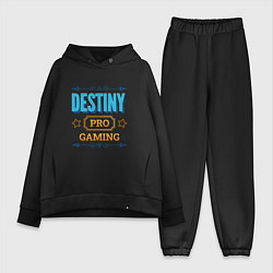 Женский костюм оверсайз Игра Destiny PRO Gaming, цвет: черный
