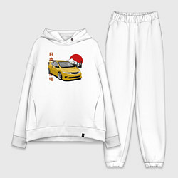 Женский костюм оверсайз Honda Civic 5d Type-r, цвет: белый