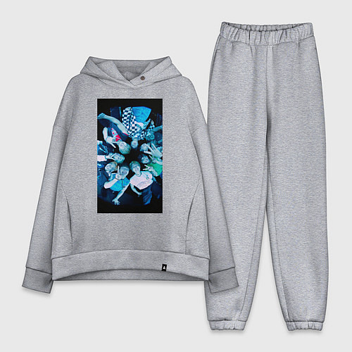 Женский костюм оверсайз Stray Kids CHEESE / Меланж – фото 1