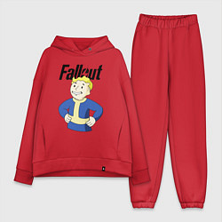 Женский костюм оверсайз Fallout blondie boy, цвет: красный