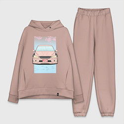 Женский костюм оверсайз Toyota Altezza stance alternative, цвет: пыльно-розовый