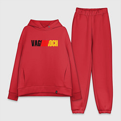 Женский костюм оверсайз VAGODROCH, цвет: красный