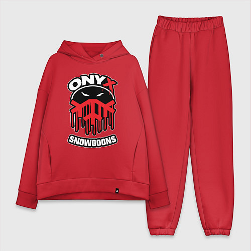Женский костюм оверсайз Onyx - snowgoons / Красный – фото 1
