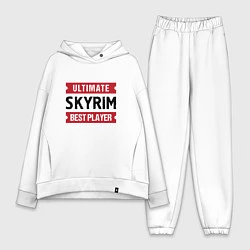 Женский костюм оверсайз Skyrim: Ultimate Best Player, цвет: белый