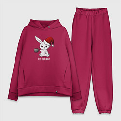 Женский костюм оверсайз Bunny its too early, цвет: маджента
