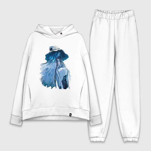 Женский костюм оверсайз Прекрасная Ранни - Elden Ring / Белый – фото 1