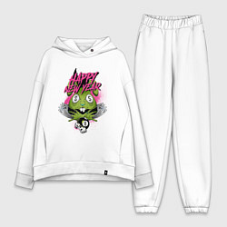 Женский костюм оверсайз Green rabbit Happy new year, цвет: белый