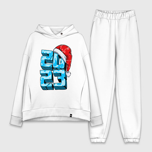 Женский костюм оверсайз 2023 HNY2 / Белый – фото 1