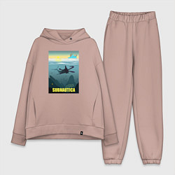 Женский костюм оверсайз Subnautica инопланетный океан