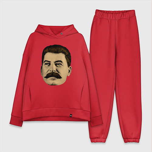 Женский костюм оверсайз Сталин СССР / Красный – фото 1