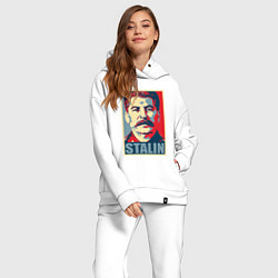 Женский костюм оверсайз Stalin USSR, цвет: белый — фото 2