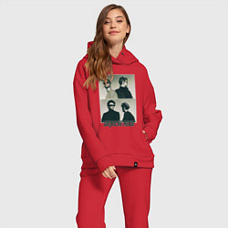 Женский костюм оверсайз Depeche Mode - Music for the Masses, цвет: красный — фото 2