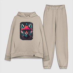 Женский костюм оверсайз Playful fox