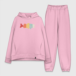 Женский костюм оверсайз Color fish