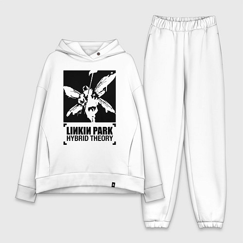 Женский костюм оверсайз LP Hybrid Theory / Белый – фото 1