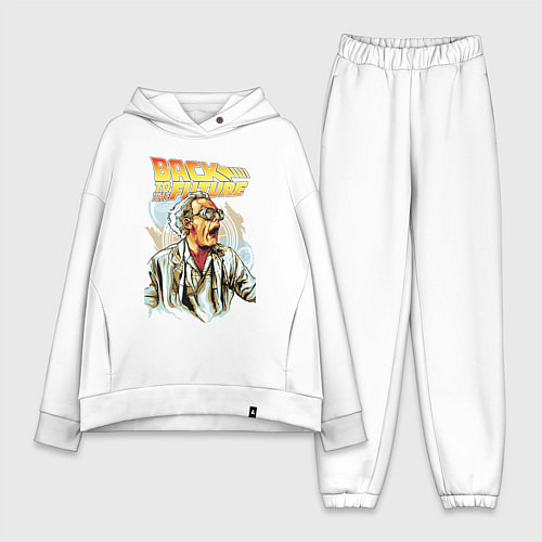 Женский костюм оверсайз Doc Emmett Brown / Белый – фото 1