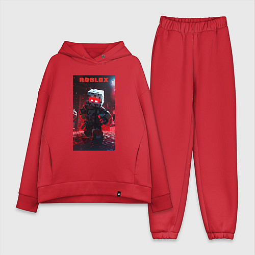 Женский костюм оверсайз Roblox red style / Красный – фото 1