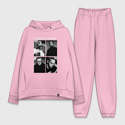 Женский костюм оверсайз Depeche Mode Violator 2, цвет: светло-розовый