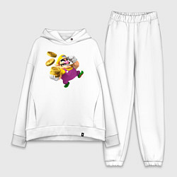 Женский костюм оверсайз Варио, цвет: белый