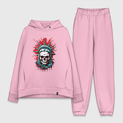 Женский костюм оверсайз Зомби Статуя Свободы, цвет: светло-розовый