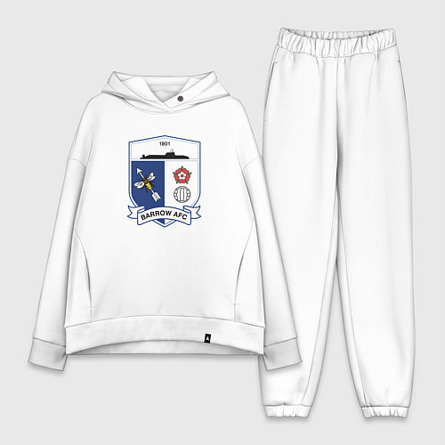 Женский костюм оверсайз Барроу фк англия / Белый – фото 1